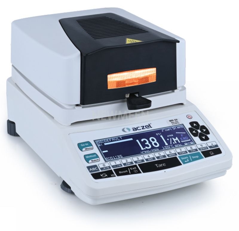 进口高精准卤素水分测定仪aczet安克赞MB系列海量存储 